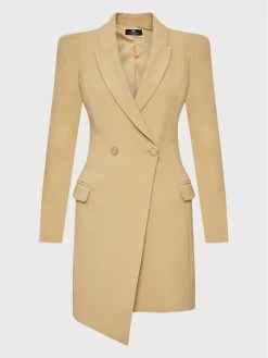 Elisabetta Franchi Γυναίκες Κοκτέιλ Φορέματα Φόρεμα κοκτέιλ AB-161-26E2-V460 Μπεζ Slim Fit -Elisabetta Franchi Εκπτώσεις unnamed file 905