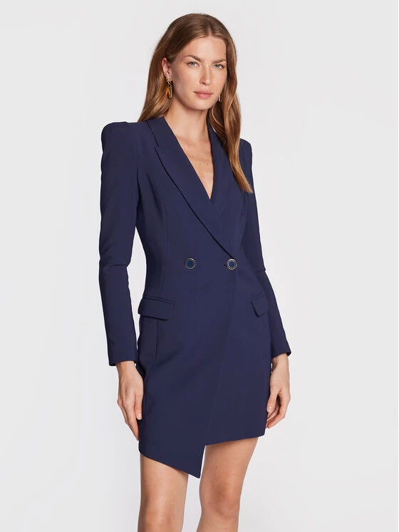 Elisabetta Franchi Γυναίκες Κοκτέιλ Φορέματα Φόρεμα κοκτέιλ AB-161-26E2-V460 Σκούρο μπλε Slim Fit 1 Elisabetta Franchi Γυναίκες Κοκτέιλ Φορέματα Φόρεμα κοκτέιλ AB-161-26E2-V460 Σκούρο μπλε Slim Fit