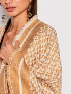 Elisabetta Franchi Γυναίκες Ζακέτες Πόντσο MT-02F-26E2-V270 Μπεζ Regular Fit -Elisabetta Franchi Εκπτώσεις unnamed file 975