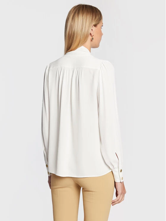 Elisabetta Franchi Γυναίκες Μπλουζάκια Μπλουζάκι CA-009-26E2-V290 Λευκό Regular Fit 3 Elisabetta Franchi Γυναίκες Μπλουζάκια Μπλουζάκι CA-009-26E2-V290 Λευκό Regular Fit - Image 3