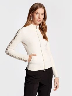 Elisabetta Franchi Γυναίκες Ζακέτες Ζακέτα MK-44S-26E2-V370 Μπεζ Slim Fit