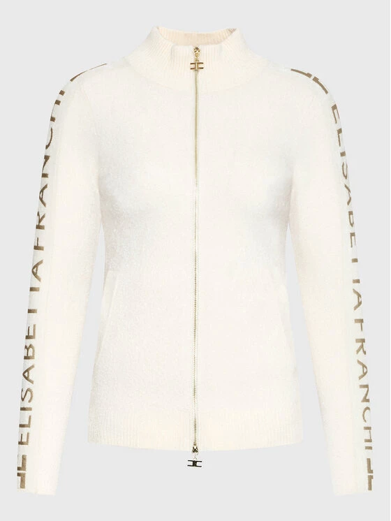 Elisabetta Franchi Γυναίκες Ζακέτες Ζακέτα MK-44S-26E2-V370 Μπεζ Slim Fit 5 Elisabetta Franchi Γυναίκες Ζακέτες Ζακέτα MK-44S-26E2-V370 Μπεζ Slim Fit - Image 5