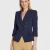 Elisabetta Franchi Γυναίκες Σακάκια & Μπλέιζερ Μπλέιζερ GI-030-26E2-V500 Σκούρο μπλε Slim Fit