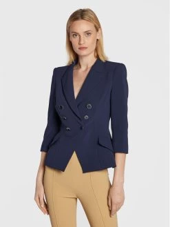 Elisabetta Franchi Γυναίκες Σακάκια & Μπλέιζερ Μπλέιζερ GI-030-26E2-V500 Σκούρο μπλε Slim Fit